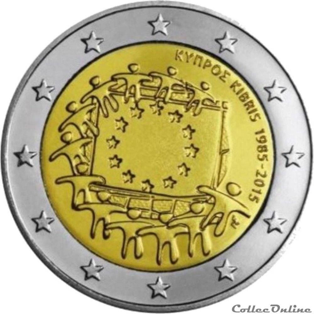 2 euro - Chypre 2015 monnaie banque centrale europeenne 2 euro chypre 2015