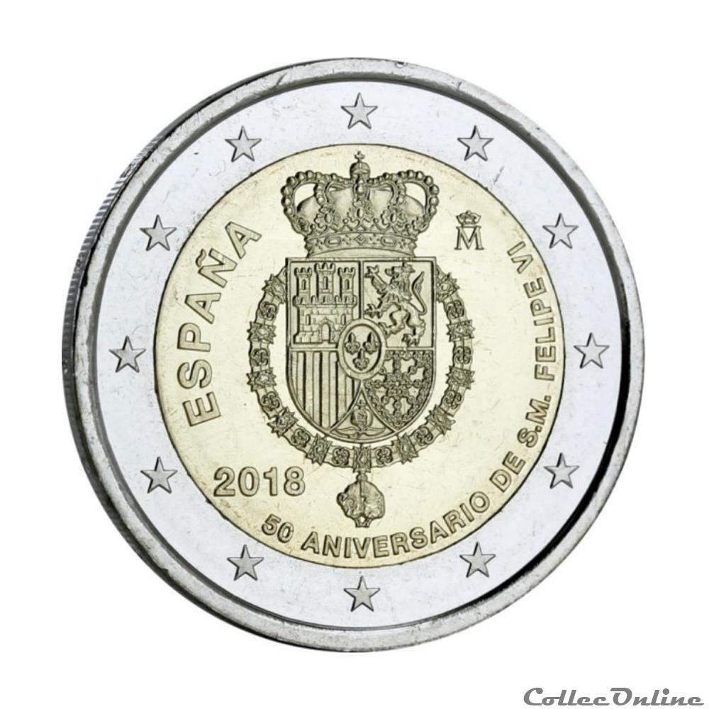 2 euro - Espagne 2018 monnaie 2 euro espagne 2018
