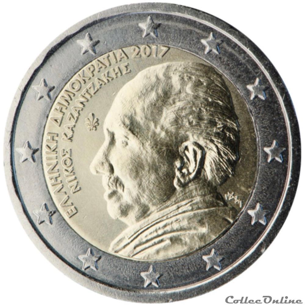 2 euro - Grèce 2017 monnaie 2 euro grece 2017