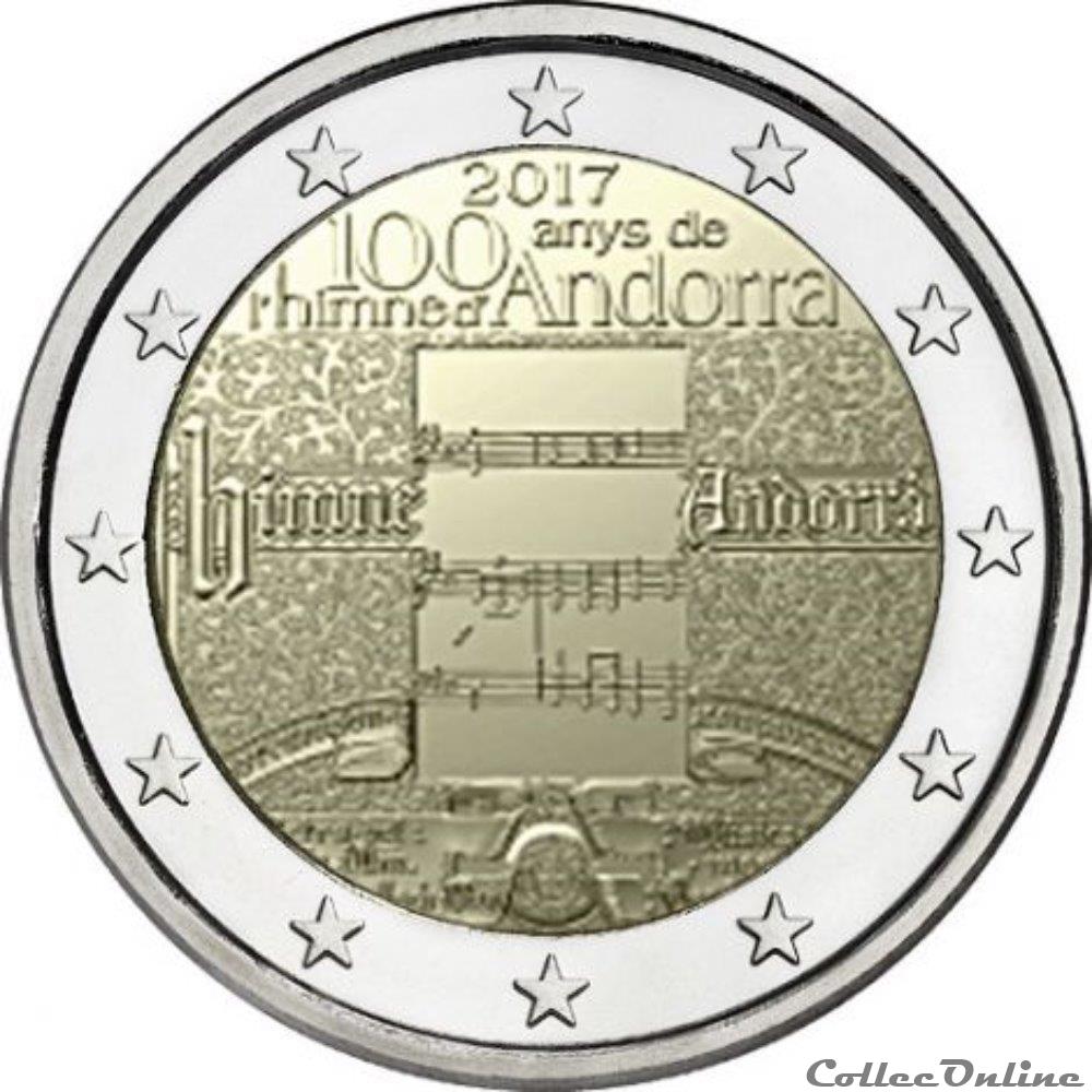 2 euro - Andorre 2017 monnaie 2 euro andorre 2017