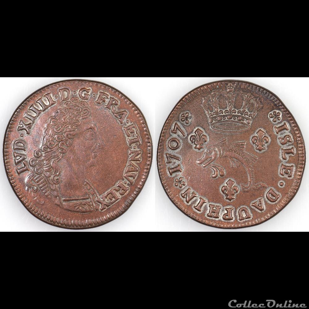 JETON ISLE DAUPHIN (fantasy coin) monnaies colonies francaises jeton isle dauphin fantasy coin