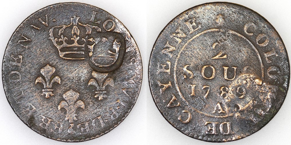 1 stuiver Saint-Barthélemy type VII monnaies colonies 1 stuiver saint barthelemy type vii