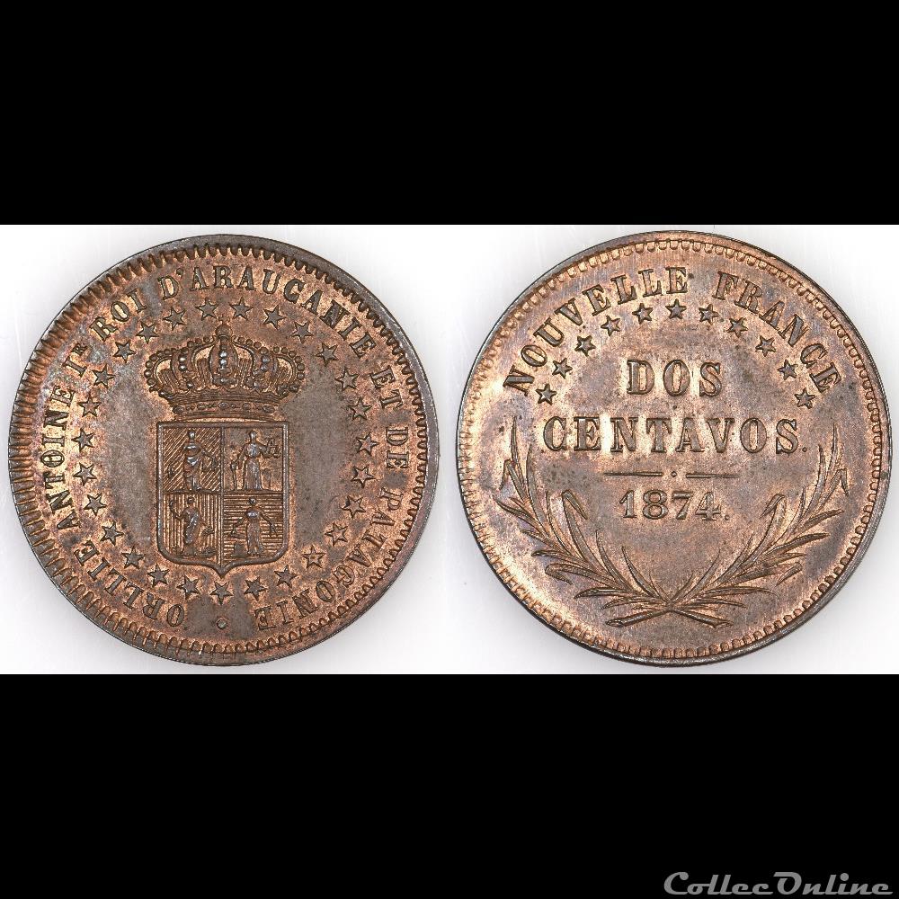 monnaies colonies francaises dos centavos 2eme type