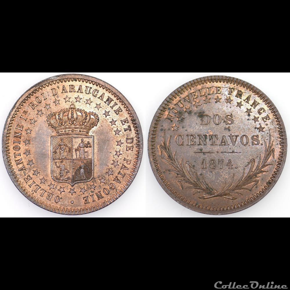 DOS CENTAVOS 1er type monnaies colonies francaises dos centavos 1er type