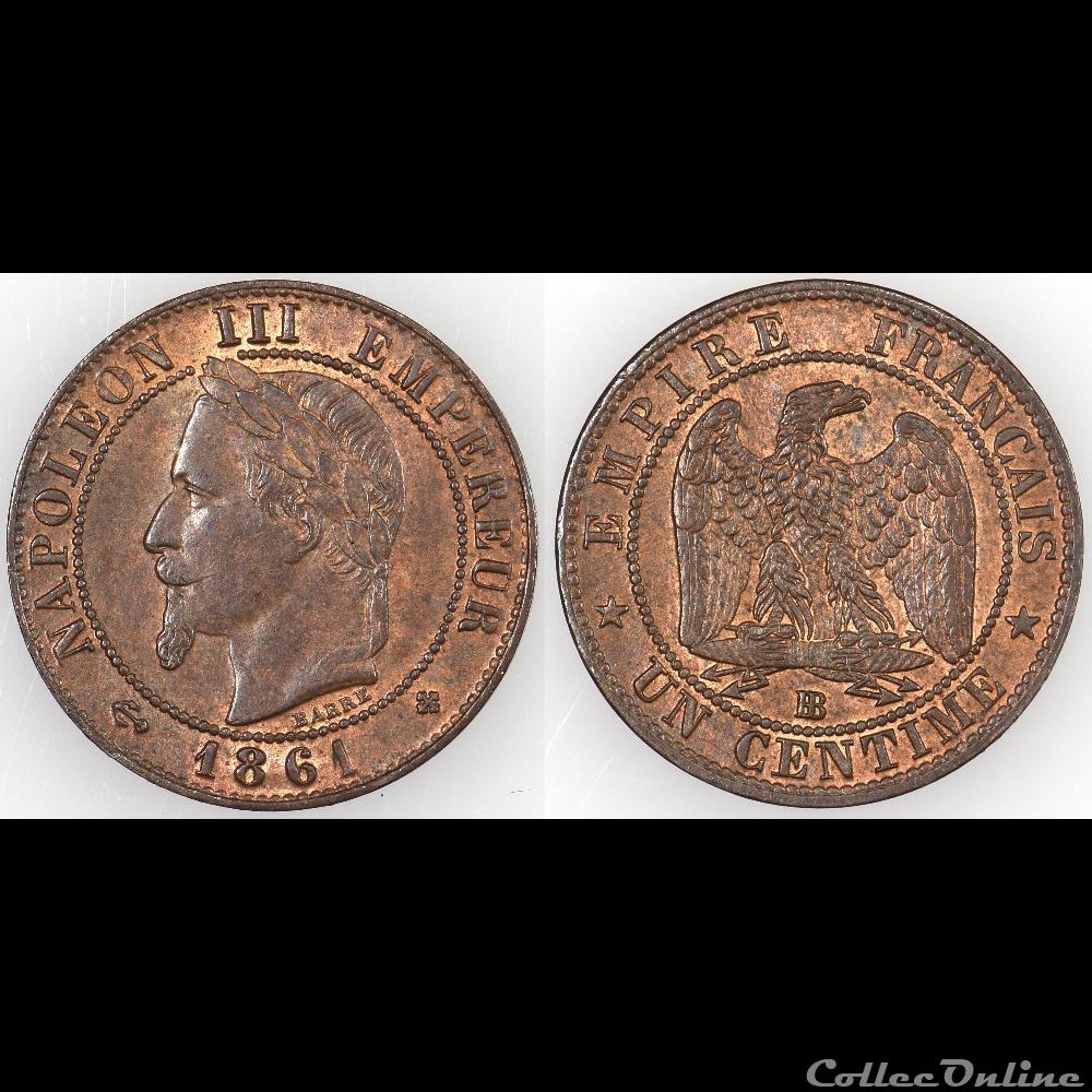 1 CENTIME 1861BB monnaie france moderne 1 centime 1861bb