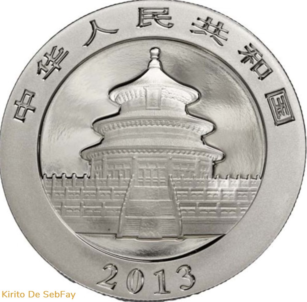 monnaies monde chine 2013 panda 10 yuan