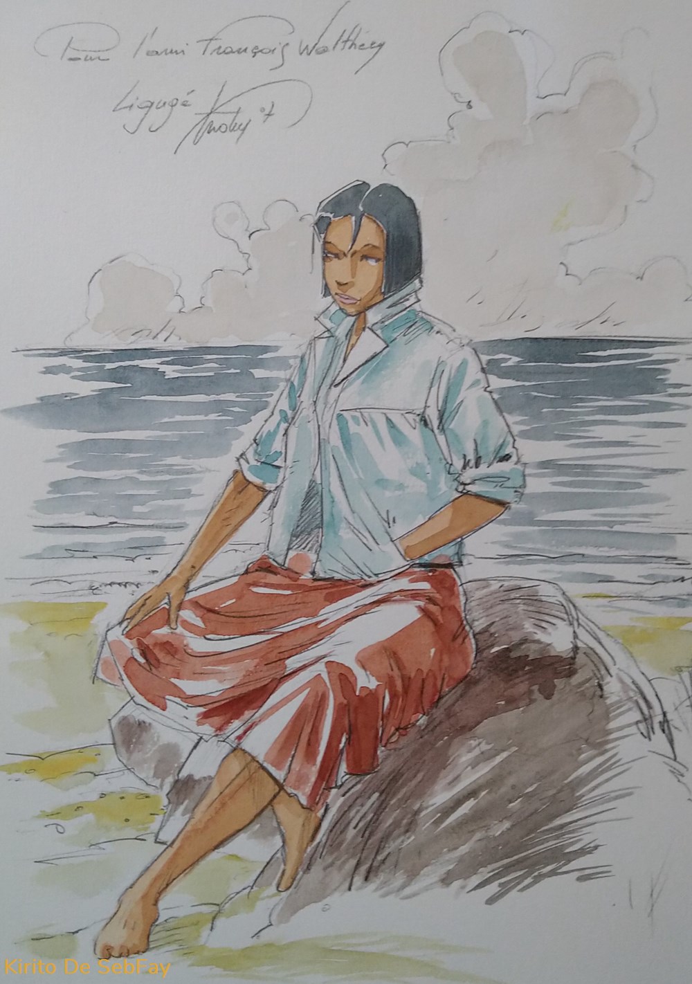 art antiquites aquarelle de francois walthery