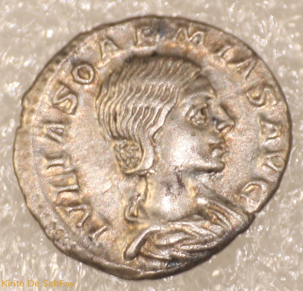 JULIA SOEMIAS - VENUS monnaies antiques romaines republicaines imperiales julia soemias venus