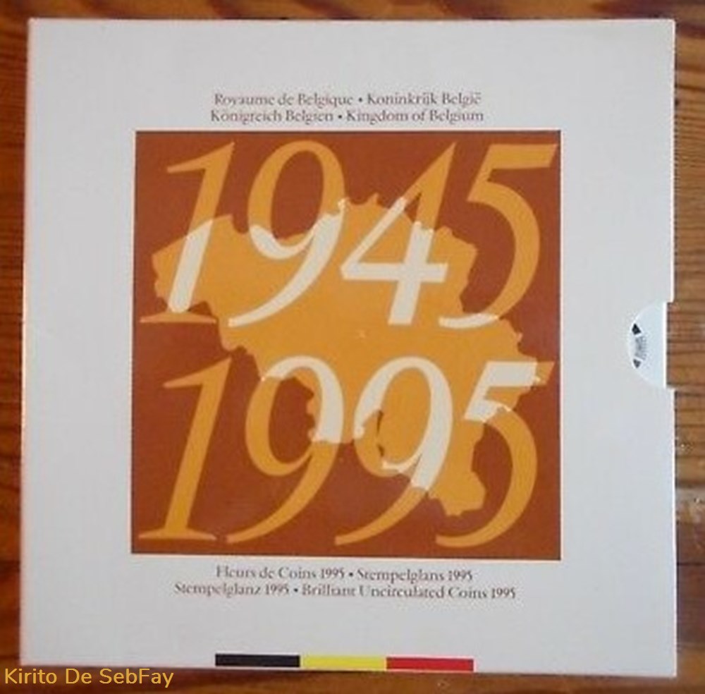 BELGIQUE - Set Commémoration 1945 - 1995 monnaies monde belgique set commemoration 1945 1995