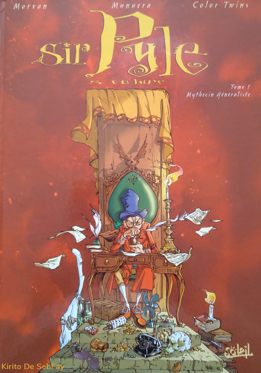 BD - Morvan Munuera Twins - Sir Pyle S. Culape - T1 Mythecin généraliste + Dessin d'auteur livres revues bd morvan munuera twins sir pyle s culape t1 mythecin generaliste dessin auteur