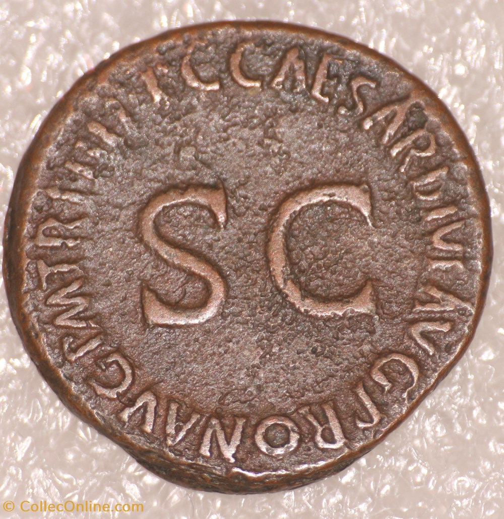 monnaies antiques romaines republicaines imperiales caius cesar germanicus