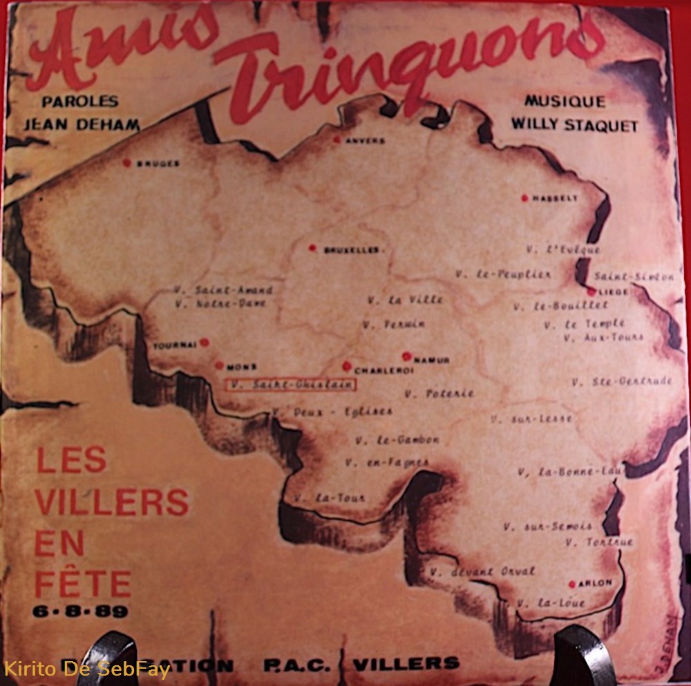 45T - Jean Deham - Amis Trinquons musique instruments disques vinyles 45t jean deham amis trinquons