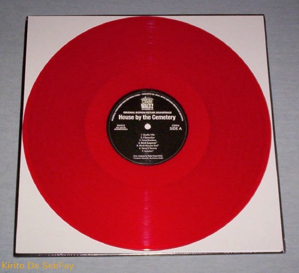 33T - Walter Rizzati - House by the Cemetary - RED 3 musique instruments disques vinyles 33t walter rizzati house by the cemetary red