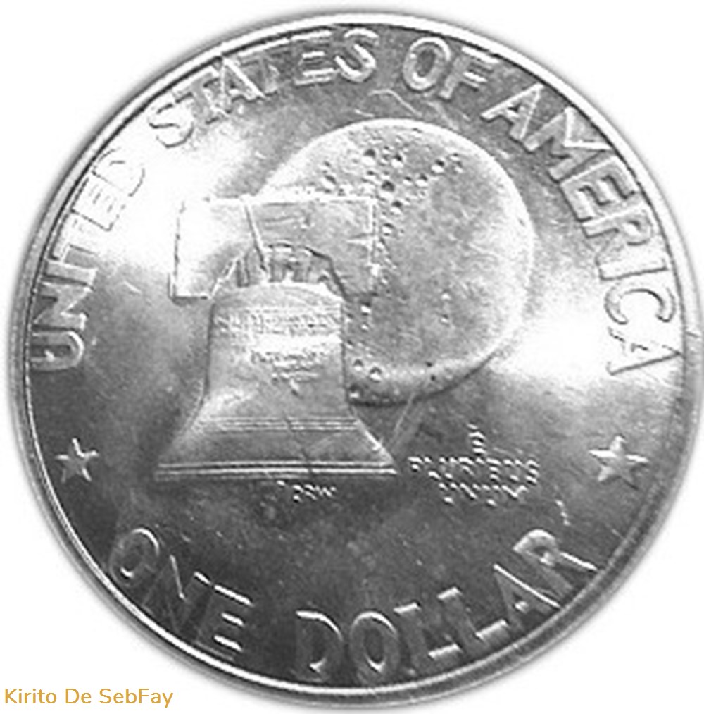 USA - 1 Dollar Eisenhower Bicentennial Dollar - 1976 monnaies monde etats unis usa 1 dollar eisenhower bicentennial dollar 1976