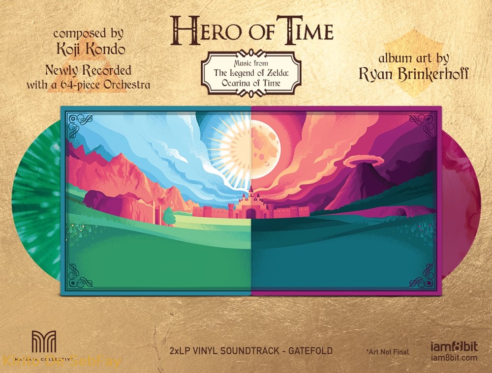 33T - Koji Kondo - The Legend of Zelda : Hero Of Time 3 musique instruments disques vinyles 33t koji kondo the legend of zelda hero of time