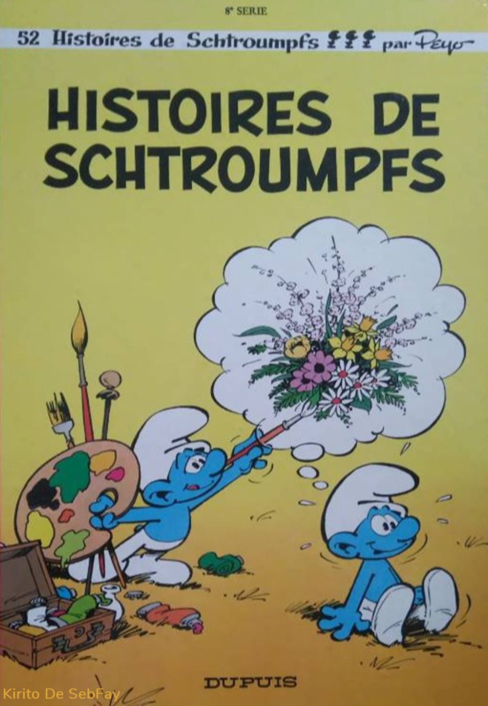 BD - Dupuis (8e série) - 52 - Histoire de Schtroumpfs livres revues bd dupuis 8e serie 52 histoire de schtroumpfs