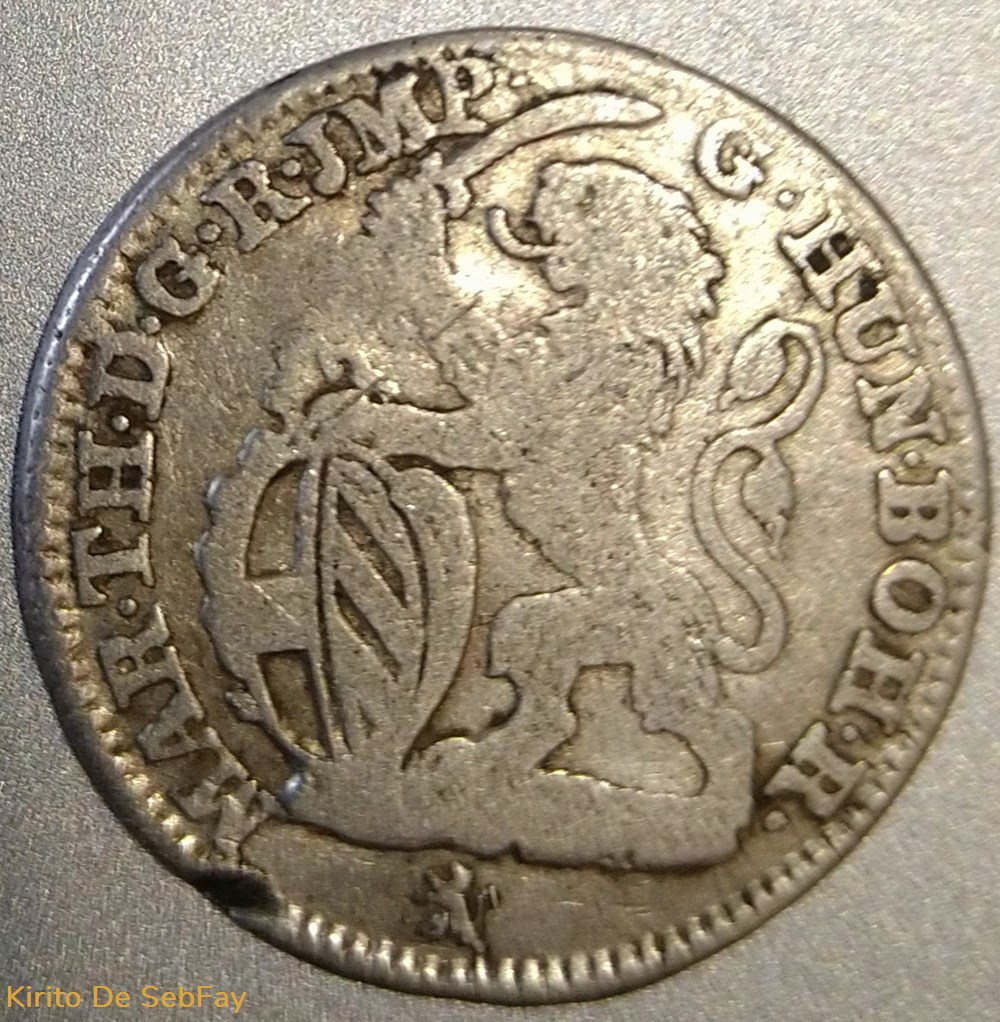 monnaies europe medievale pays bas autrichiens escalin marie therese type ii ou type i