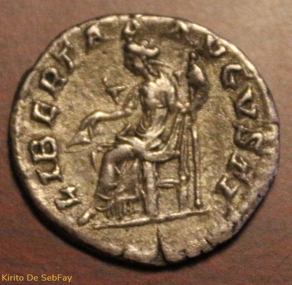 monnaies antiques romaines republicaines imperiales elagabale libertas