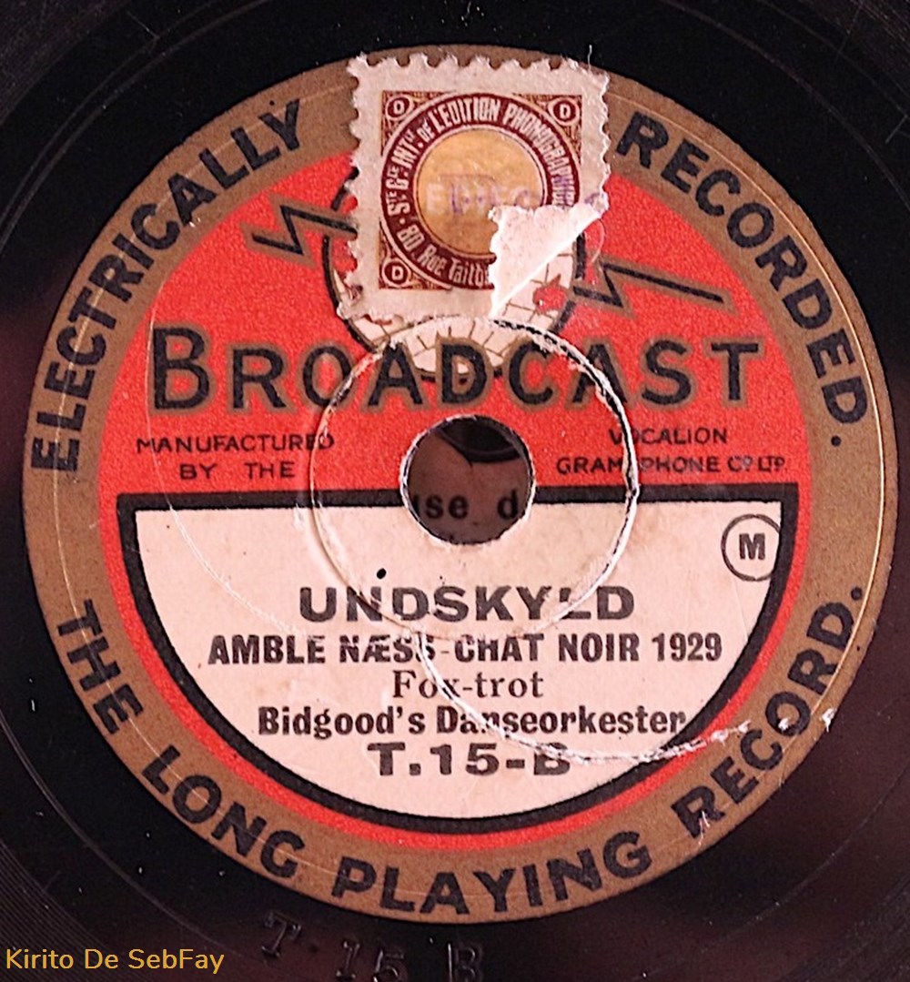 78T - Harry Bidgood And His Broadcasters - Shellac, 08'', 78 RPM 2 musique instruments disques vinyles 78t harry bidgood and his broadcasters shellac 08 78 rpm
