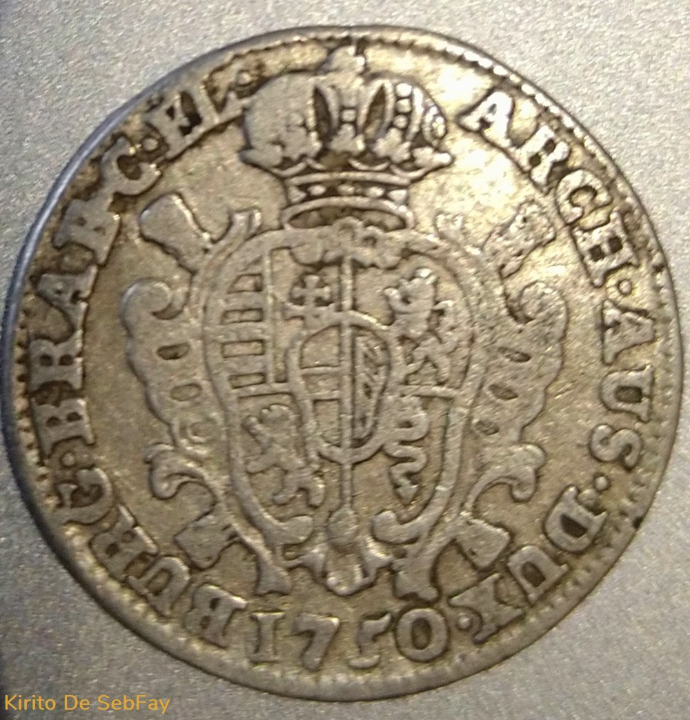 monnaies europe medievale pays bas autrichiens escalin marie therese type ii ou type i