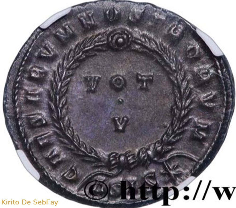 CONSTANTIN II 2 monnaies antiques romaines imperiales et republicaines constantin ii