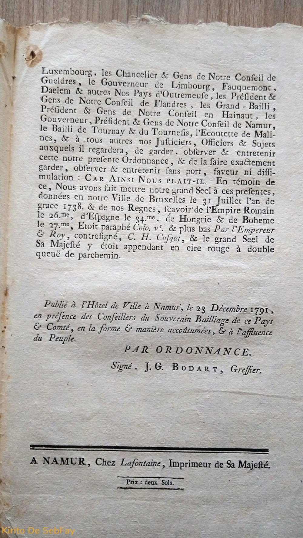 Edit additionnel - 1791 3 documents anciens edit additionnel 1791
