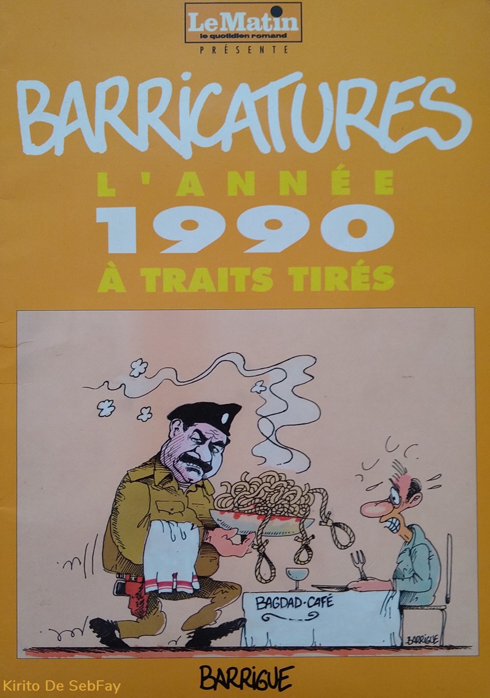 livres revues bd barrigue barricatures annee 1990 a traits tire dessin auteur