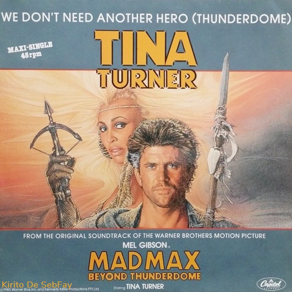 45TMAX - Tina Turner - MAD MAX Beyond Thunderdome musique instruments disques vinyles 45tmax tina turner mad max beyond thunderdome