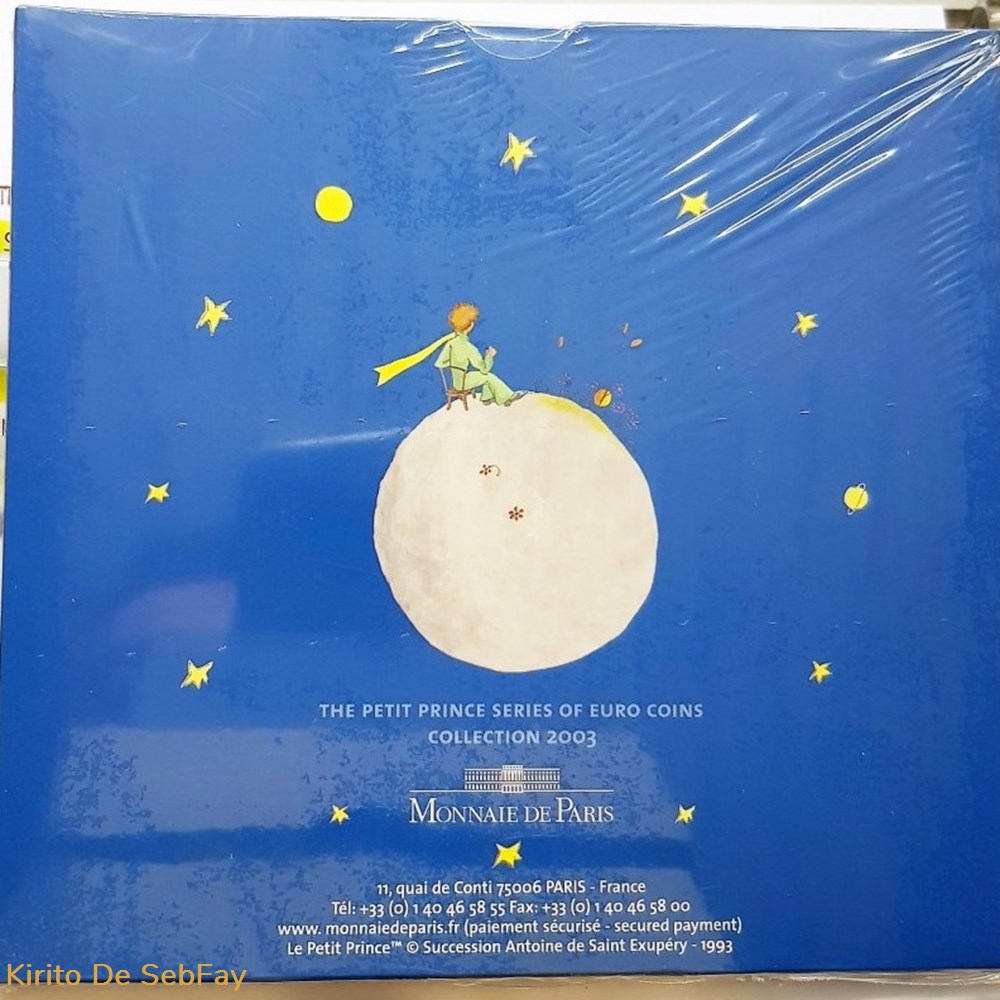 FRANCE - Coffret FDC 2002 de 1 ct à 2 euros Avec Médaille couleur le petit prince monnaies france coffret fdc 2002 de 1 ct a 2 euros avec medaille couleur le petit prince