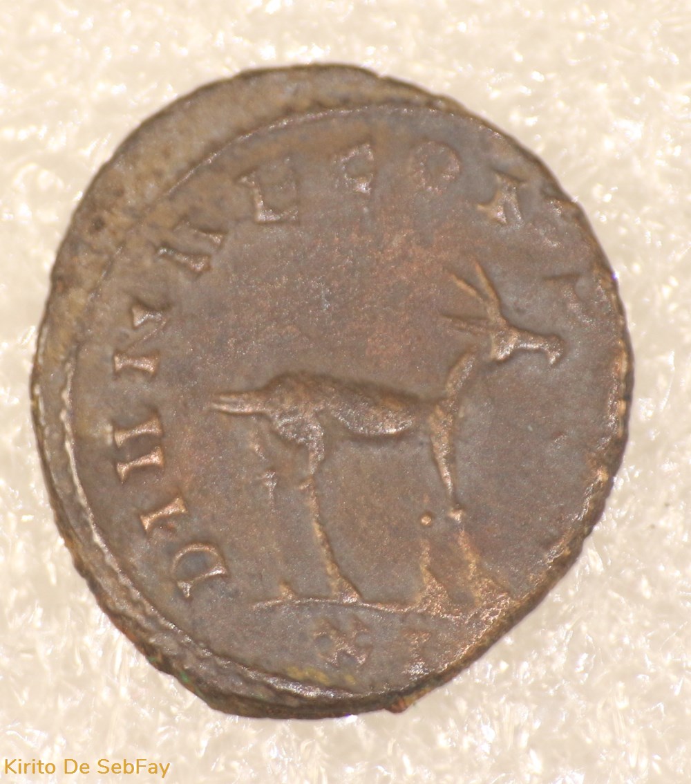 GALLIEN - GAZELLE monnaies antiques romaines republicaines imperiales gallien gazelle