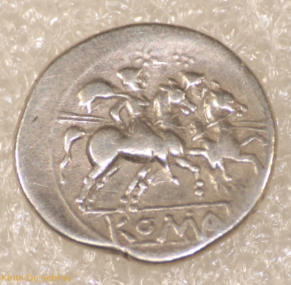 DENIER 2E GUERRE PUNIQUE monnaies antiques a romaines republicaines imperiales denier 2e guerre punique