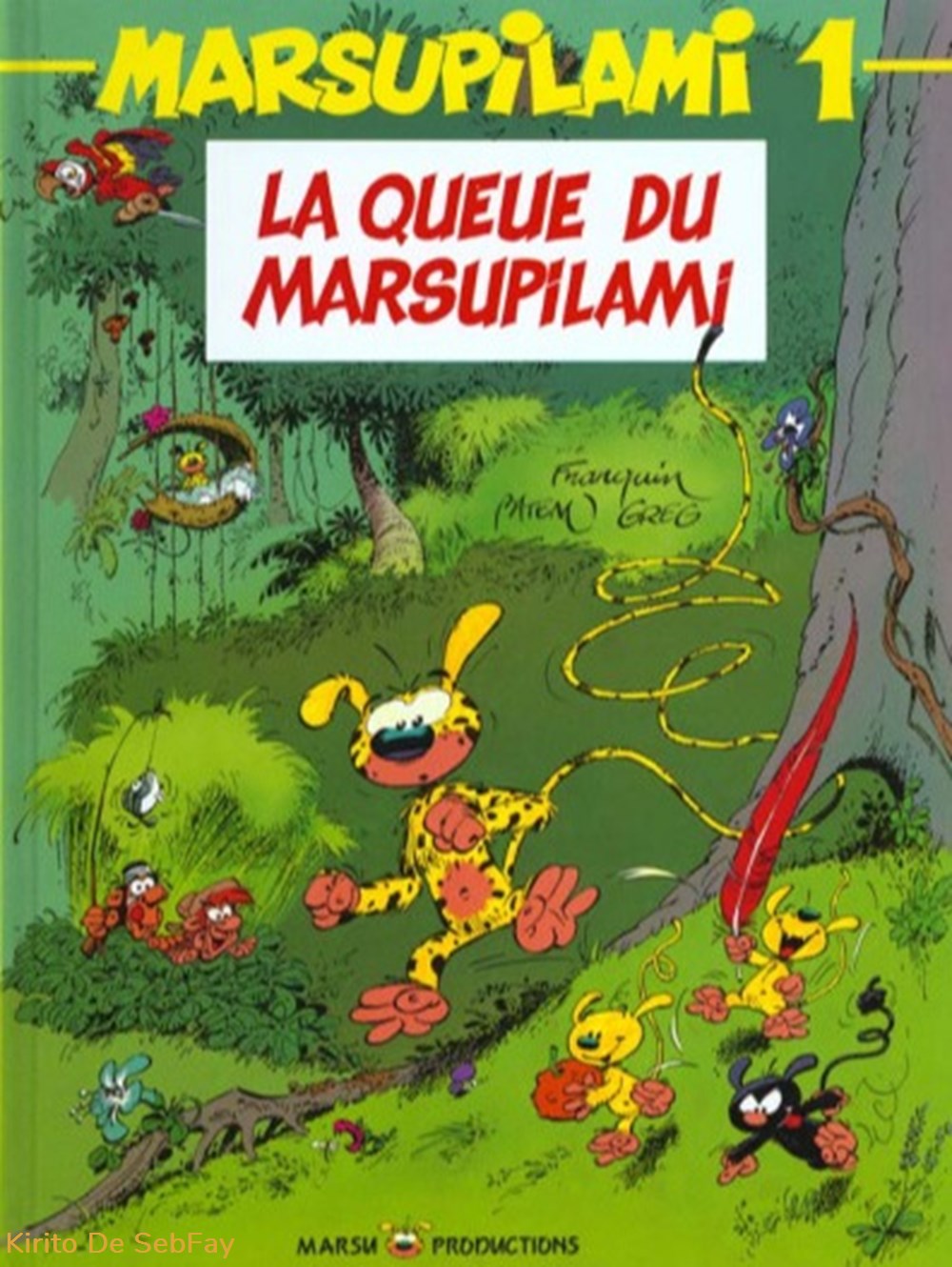 BD - Franquin Batem Greg - Marsupilami 1 - La queue du marsupilami livres revues bd franquin batem greg marsupilami 1 la queue du marsupilami