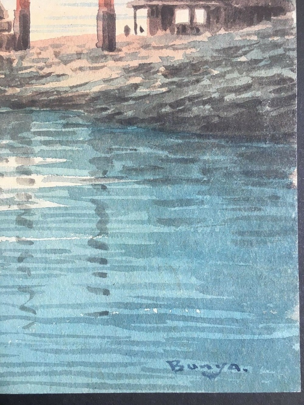 art antiquites peintures dessins aquarelle bunya 1880 1906