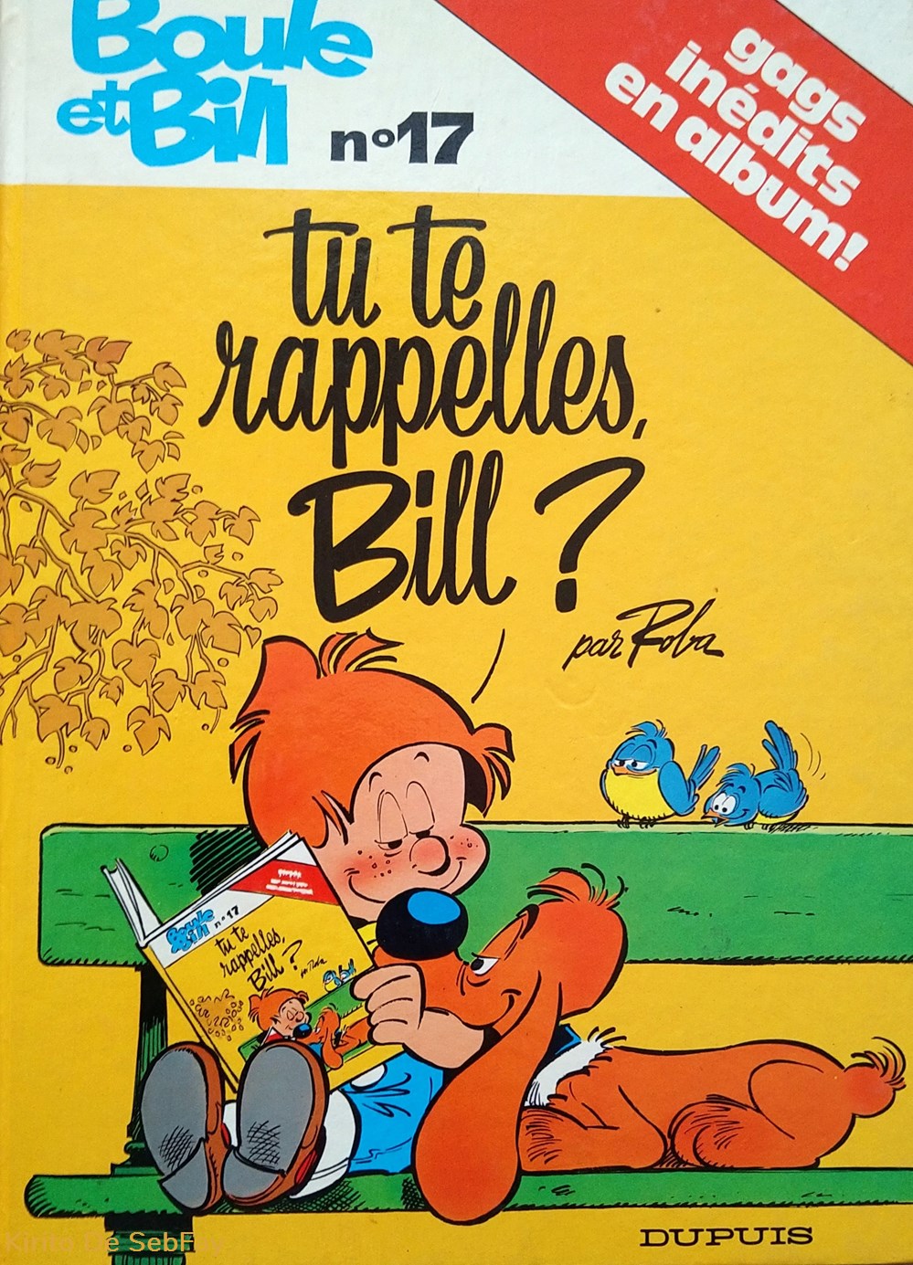 BD - Roba - Boule et Bill - Tu te rappelles, Bill ? + Dessin d'Auteur livres revues bd roba boule et bill tu te rappelles bill dessin auteur