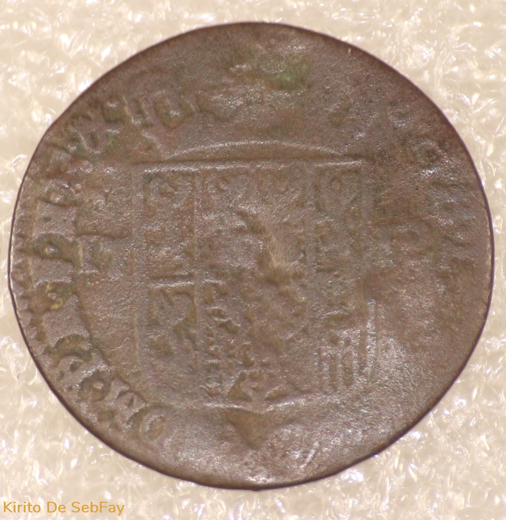 monnaies europe medievale france feodales belgique namur maximilien ii emmanuel de baviere 1 liard 1712