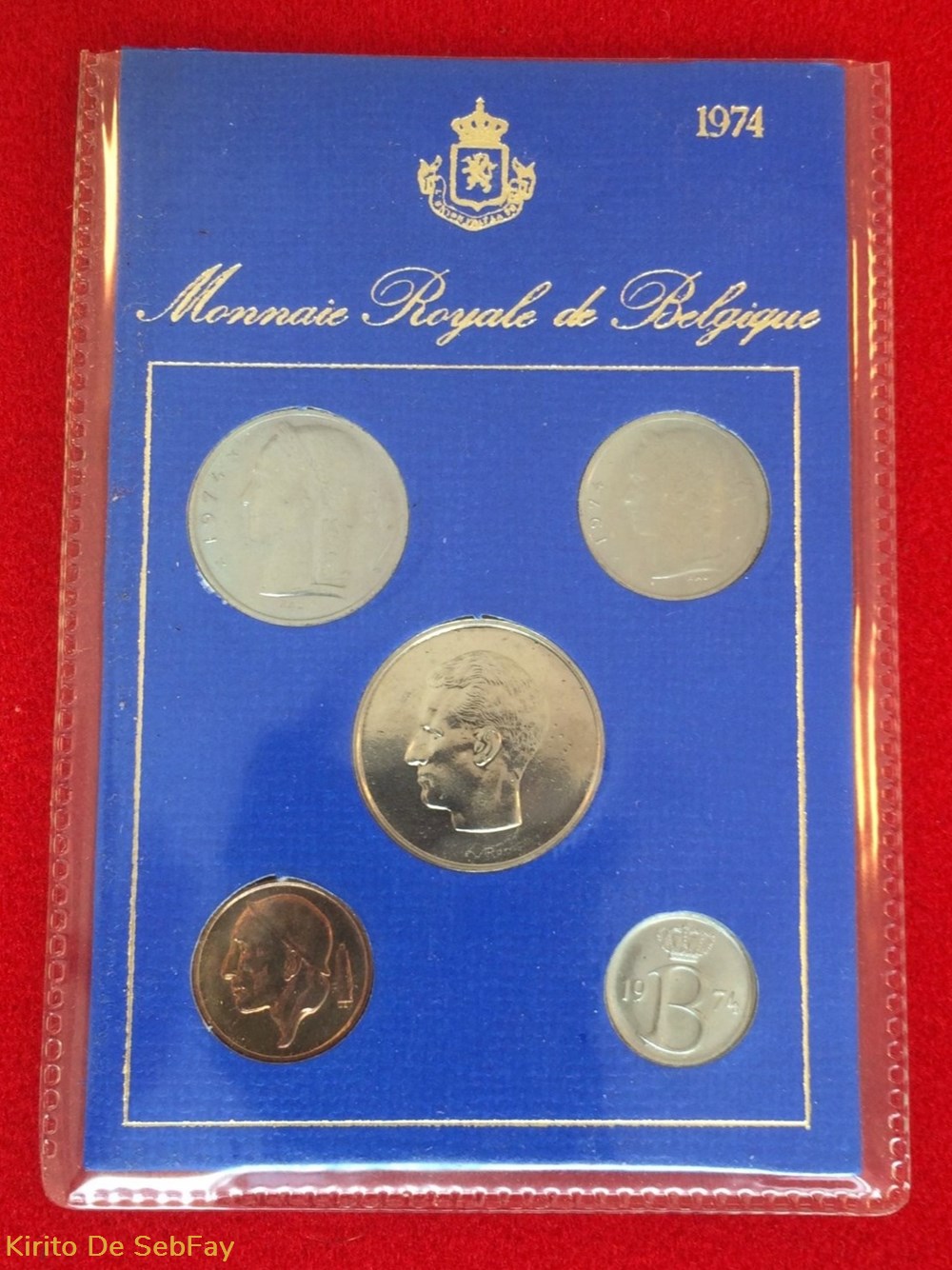 monnaies monde belgique monnaie royale de belgique 1974