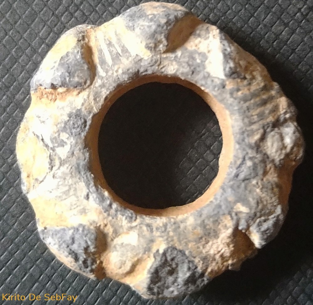 art antiquites archeologie europe fusaiole en plomb