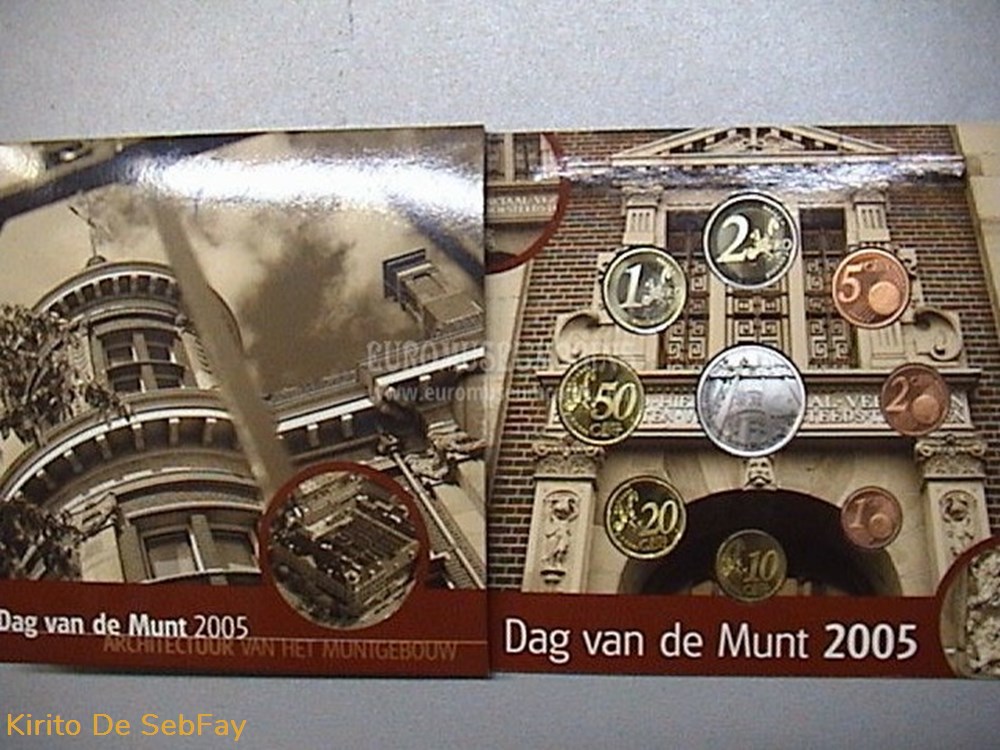 PAYS-BAS - Coffret BU 2005 - Coffret monnaies euros pays bas coffret bu 2005 coffret