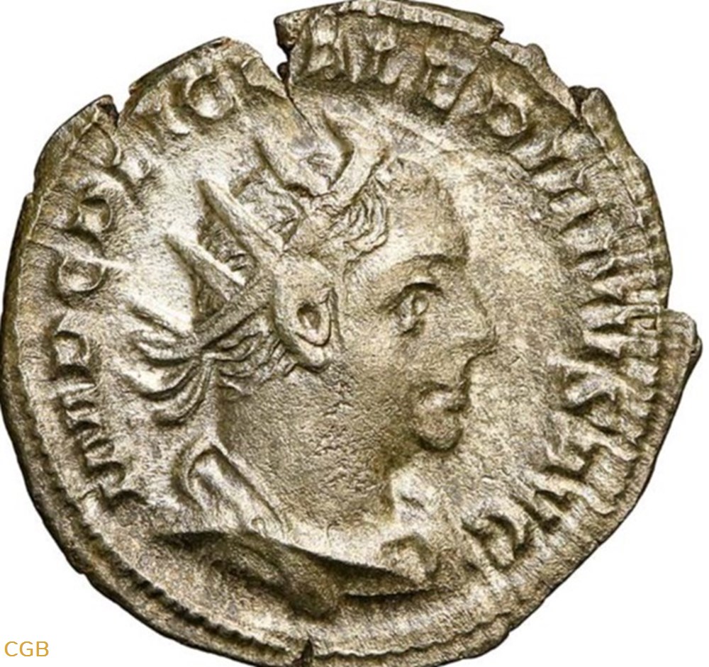 VALERIEN I - FIDES monnaies antiques romaines republicaines imperiales valerien i fides