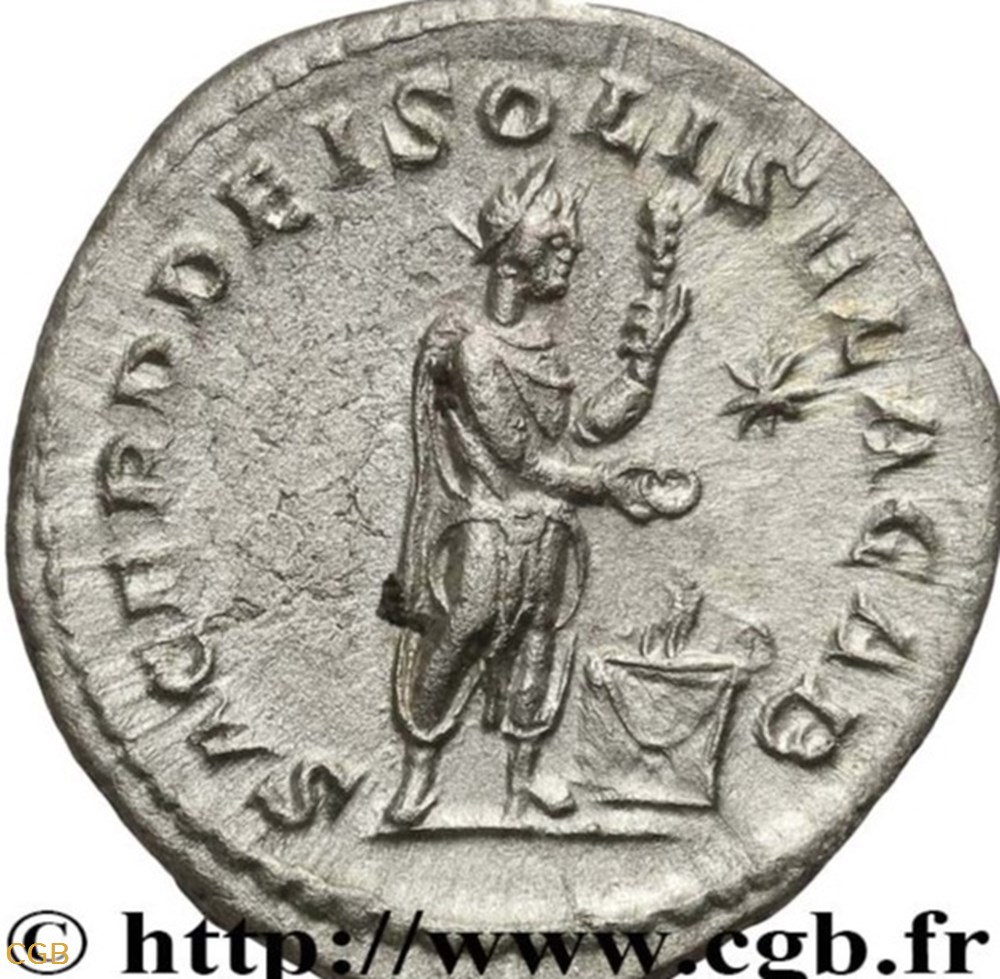 ELAGABALE - SACERD DEI SOLIS monnaies antiques romaines republicaines imperiales elagabale sacerd dei solis