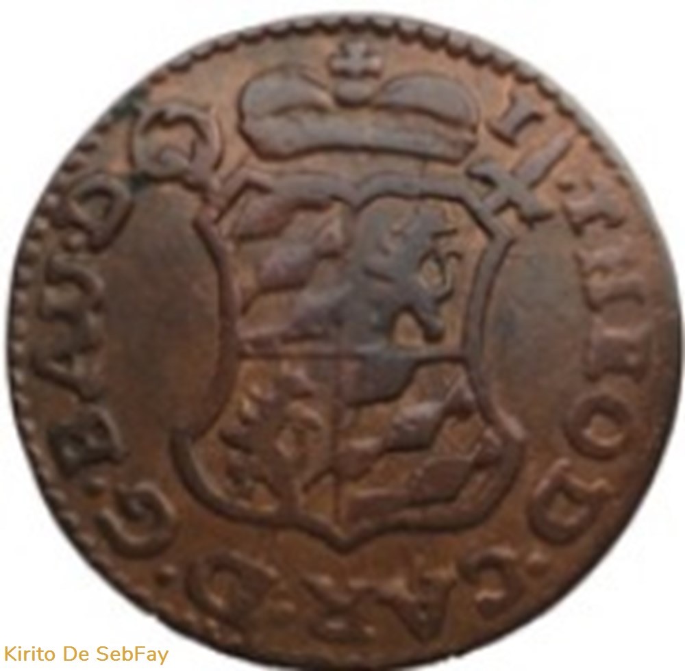 monnaies europe medievale saint empire romain germanique 1 liard jean theodore de baviere