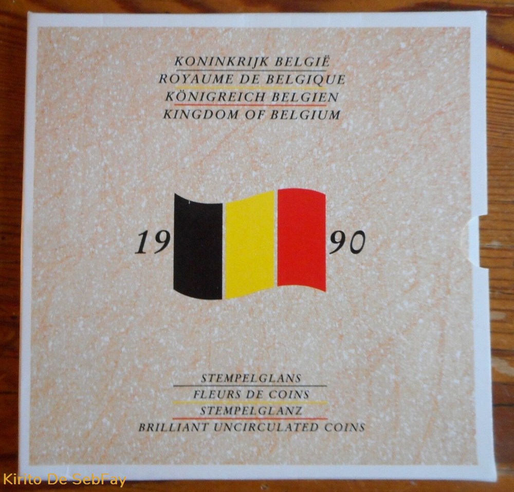 monnaies monde belgique la monnaie royale de belgique 1990