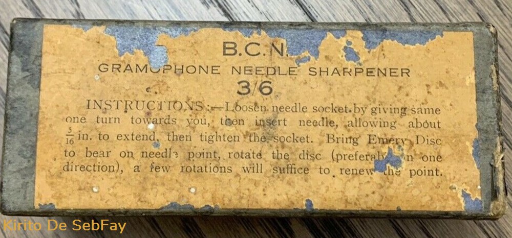 Gramophone needle sharpener musique instruments gramophone needle sharpener