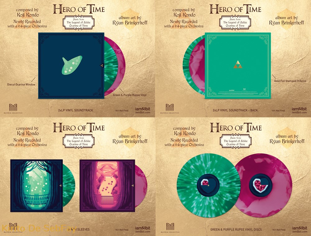 33T - Koji Kondo - The Legend of Zelda : Hero Of Time 2 musique instruments disques vinyles 33t koji kondo the legend of zelda hero of time