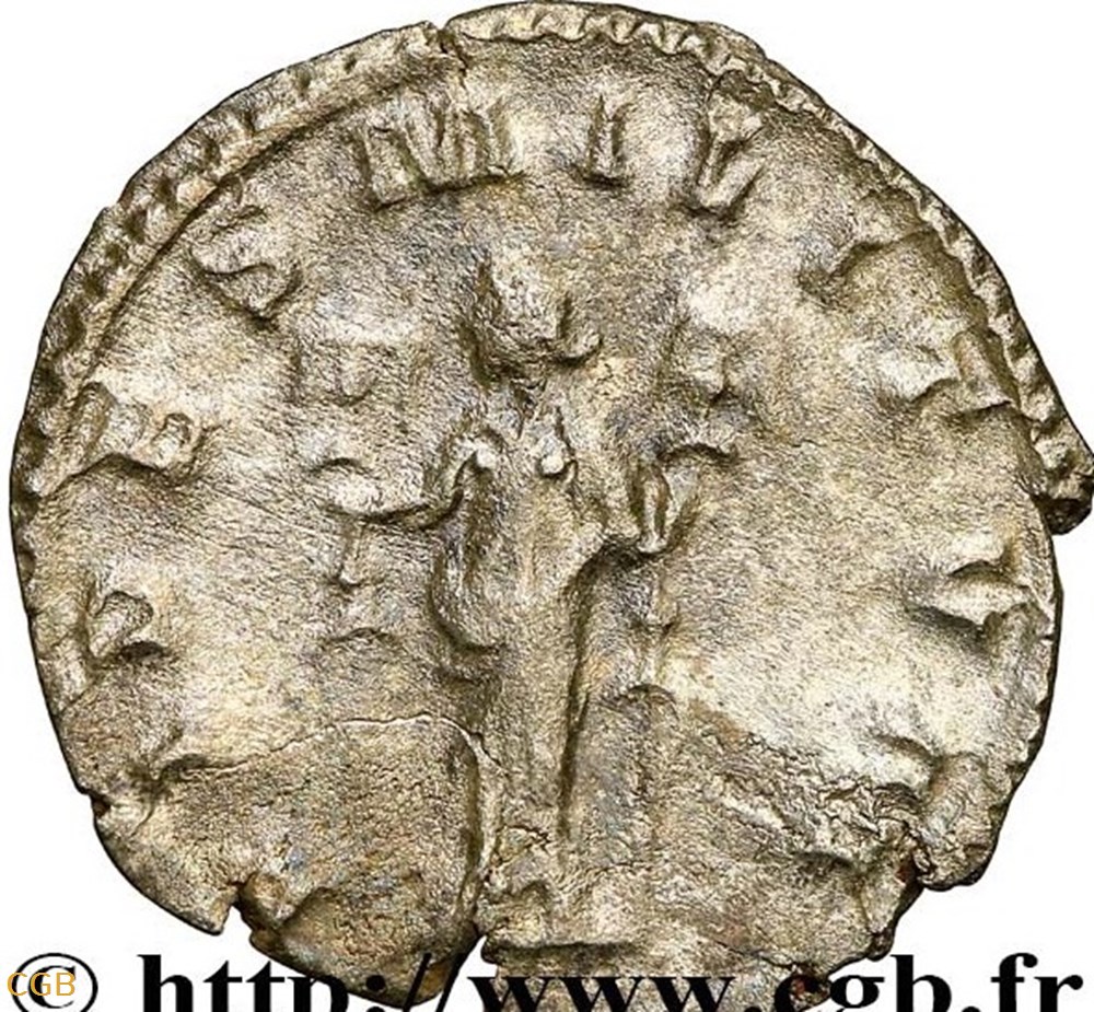 VALERIEN I - FIDES monnaies antiques romaines republicaines imperiales valerien i fides