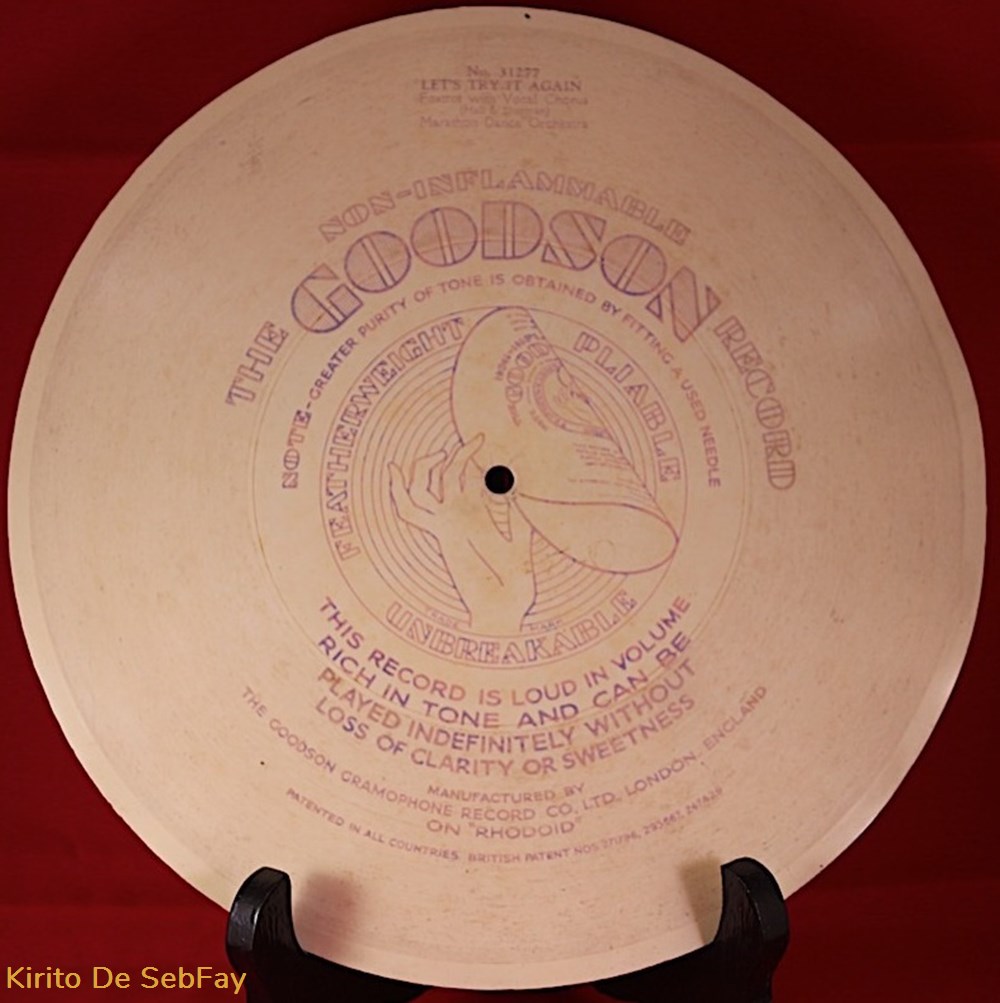 78T / Flexi-disc, 10'', White, Rhodoid - Let's Try again - 1959 2 musique instruments disques vinyles 78t flexi disc 10 white rhodoid let s try again 1959