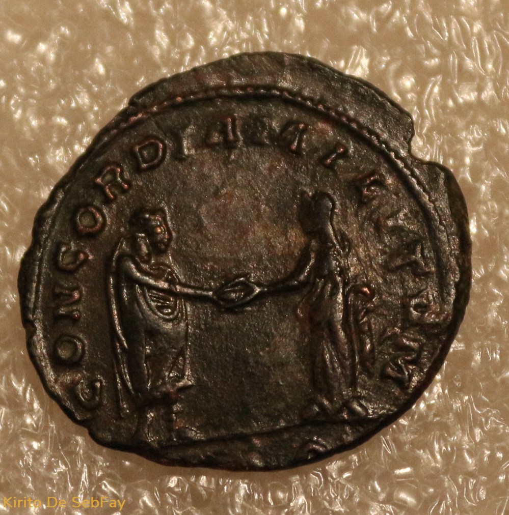AURELIEN - CONCORDIA monnaies antiques romaines republicaines imperiales aurelien concordia