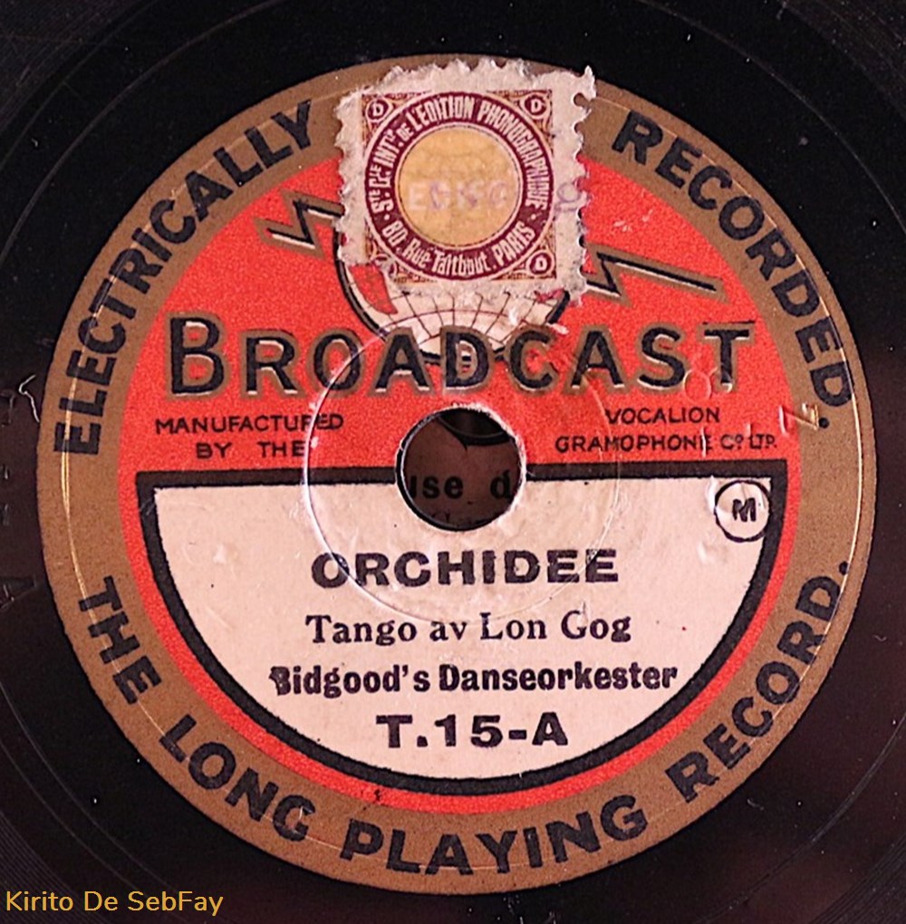 78T - Harry Bidgood And His Broadcasters - Shellac, 08'', 78 RPM musique instruments disques vinyles 78t harry bidgood and his broadcasters shellac 08 78 rpm