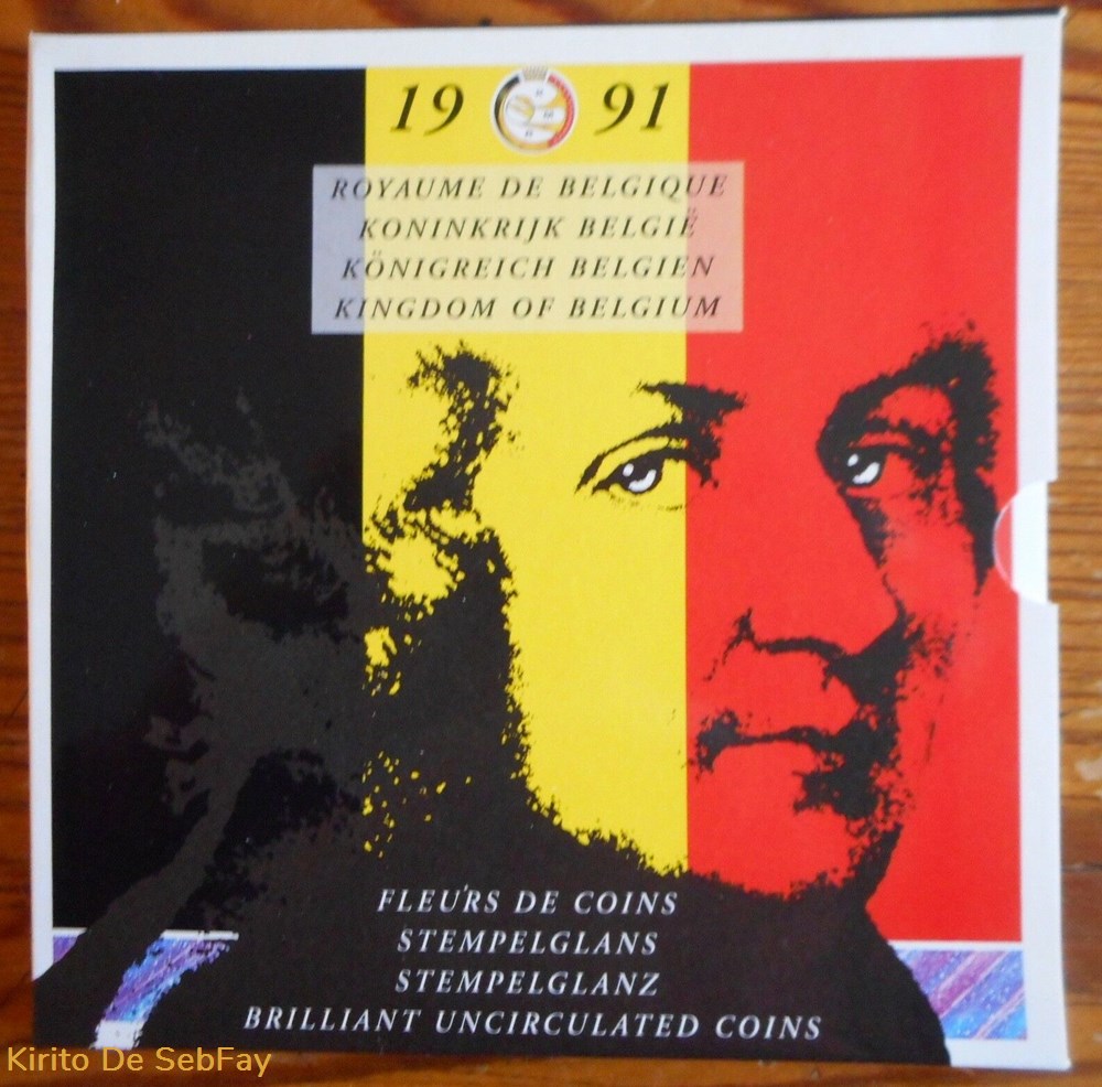 monnaies monde belgique coffret mozart 1991