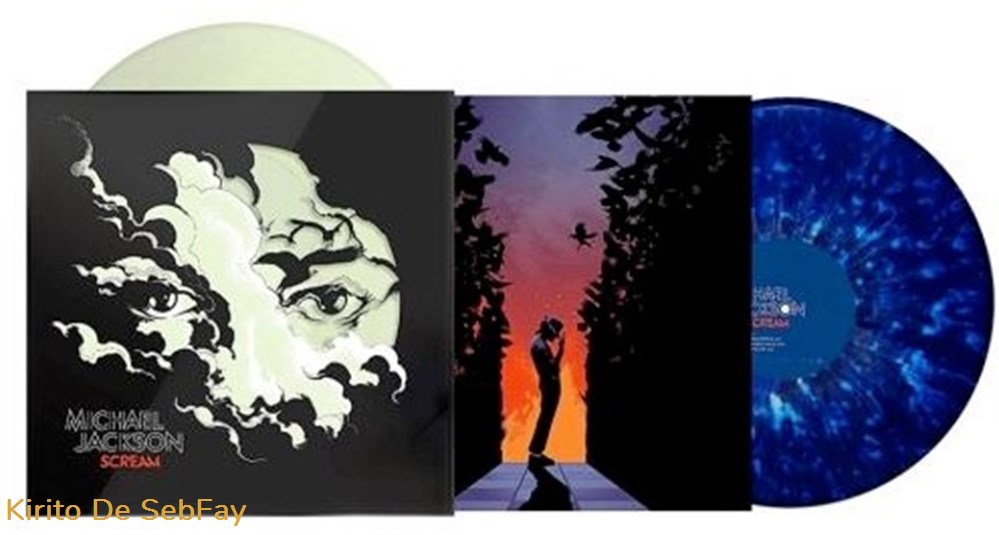 musique instruments disques vinyles 33t michael jackson scream blue glow